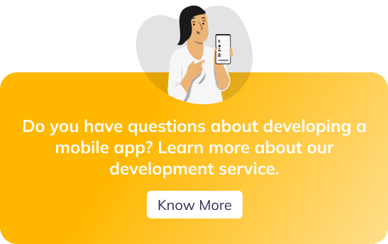 Mobile app development cta