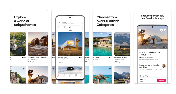 AirBnb app design