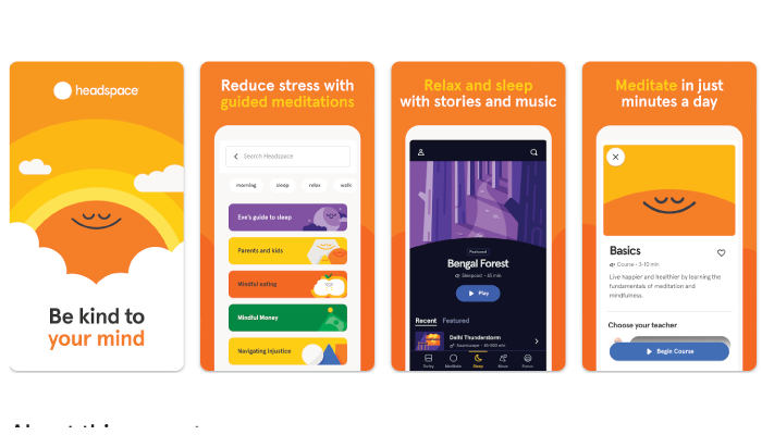 headspace app design