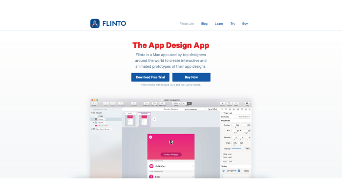 flinto design tool