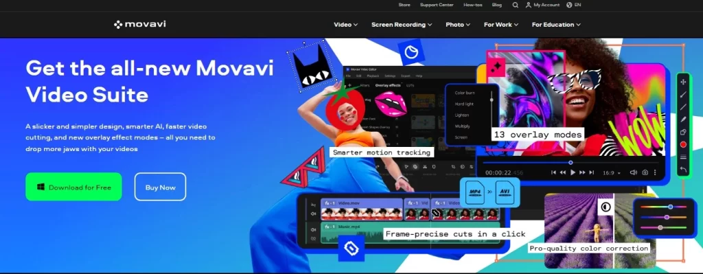 Movavi Video Editing Tool 