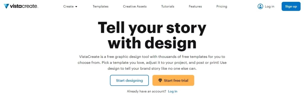 VistaCreate Graphic Design Software