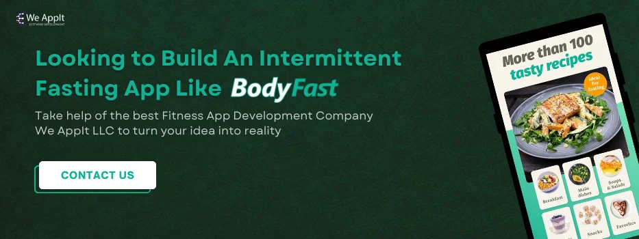 Build an Intermittent Fasting App Like Bodyafast CTA