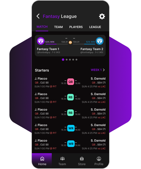 Season-long Fantasy League