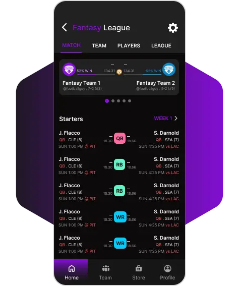 Season-long Fantasy League